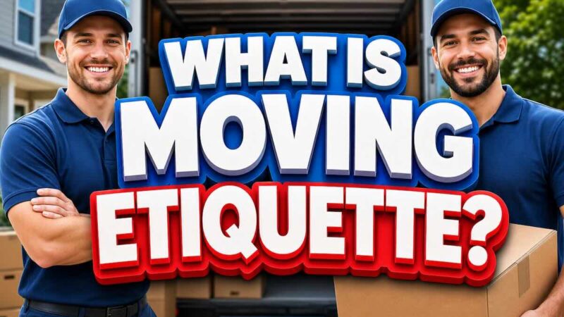 What is Moving Etiquette?