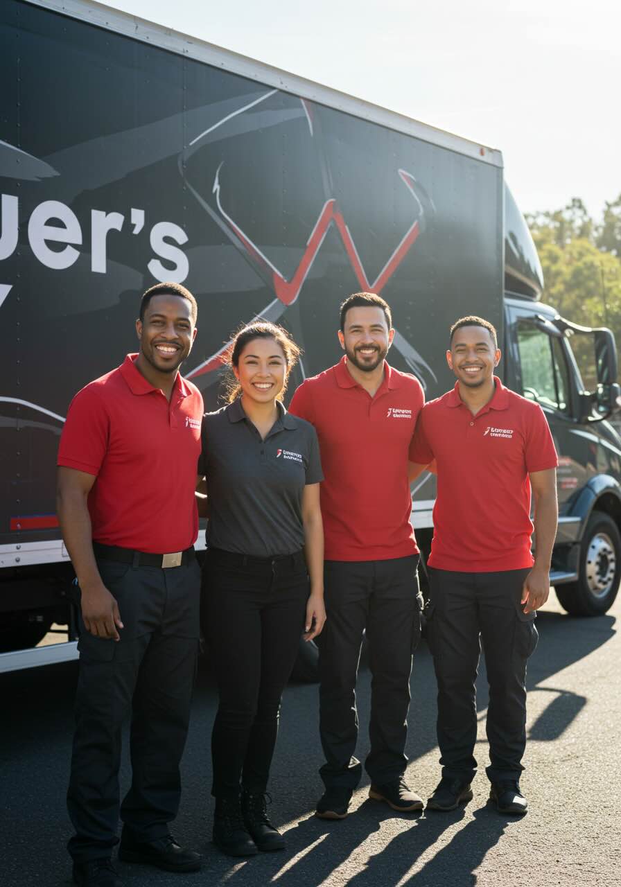 Family relocating with children for employee corporate move