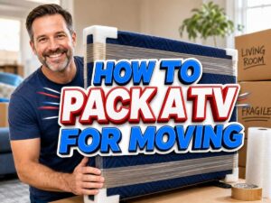 how to pack a tv for moving