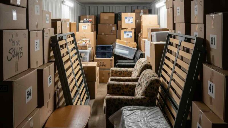 storage in container