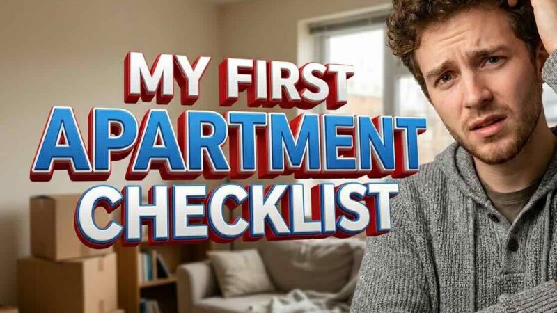 checklist for first apartment