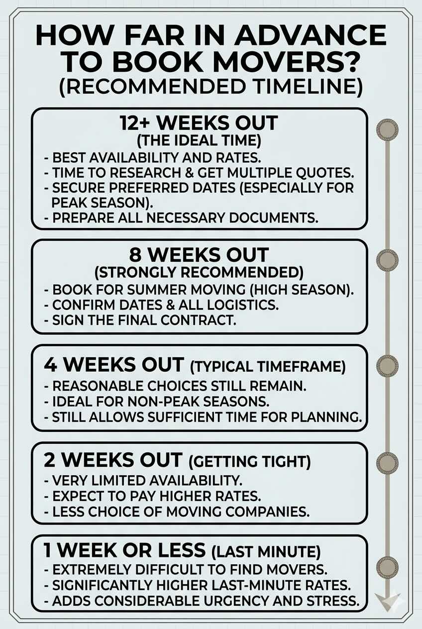 how far advance to book movers