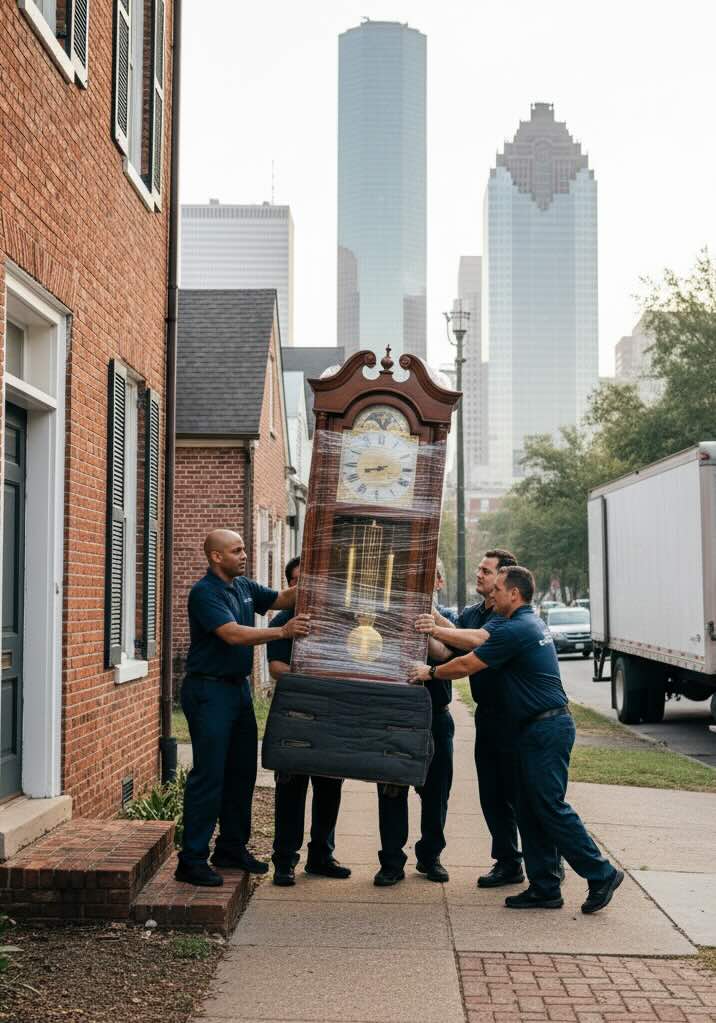 moving a grandfather clock in houston