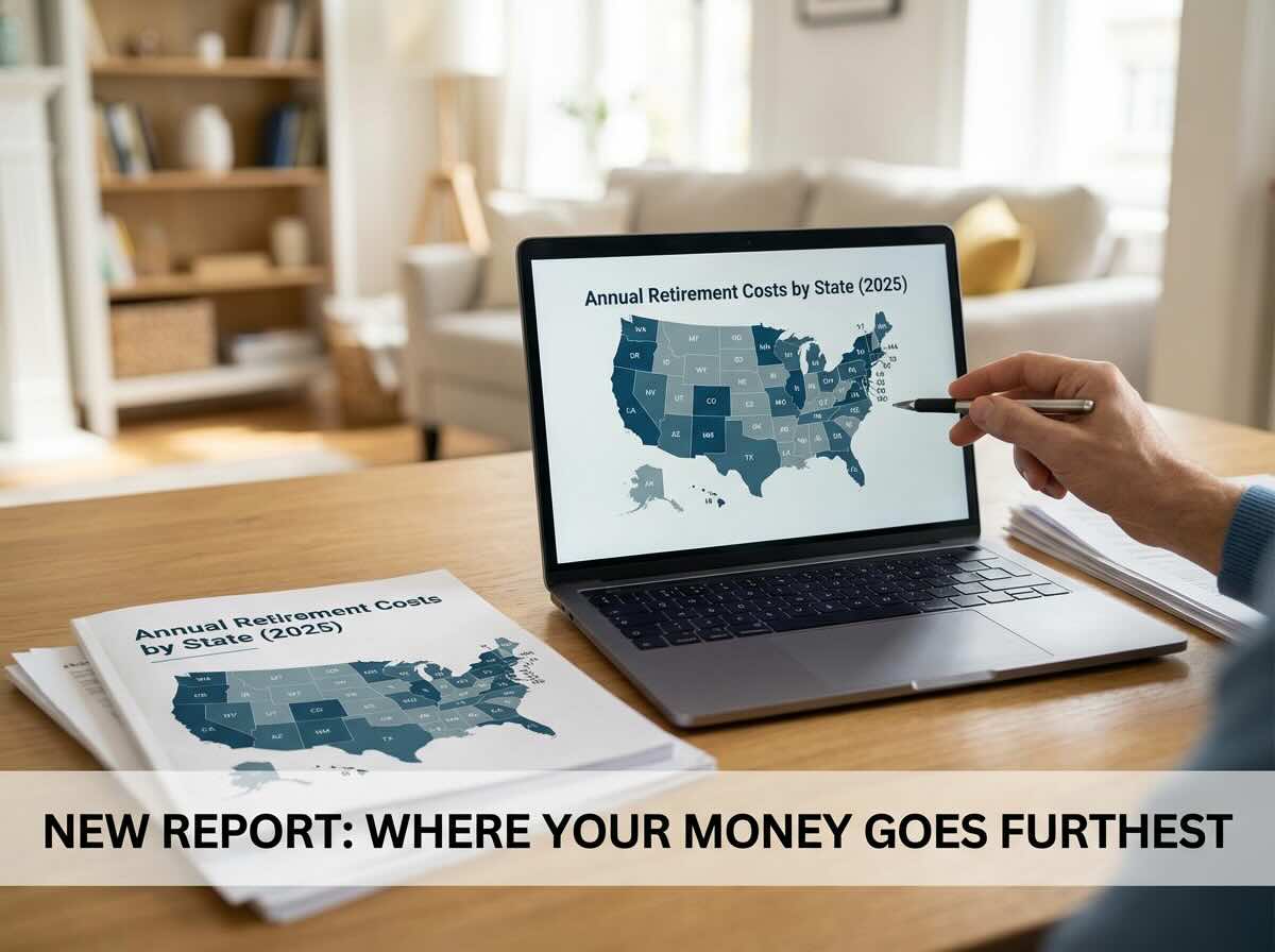 annual retirement cost by state 2025