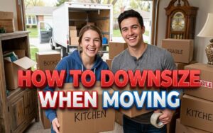 how to downsize when moving