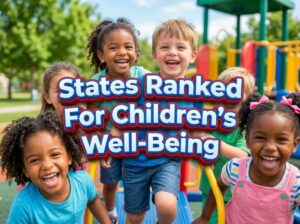 states ranked for childrens well being
