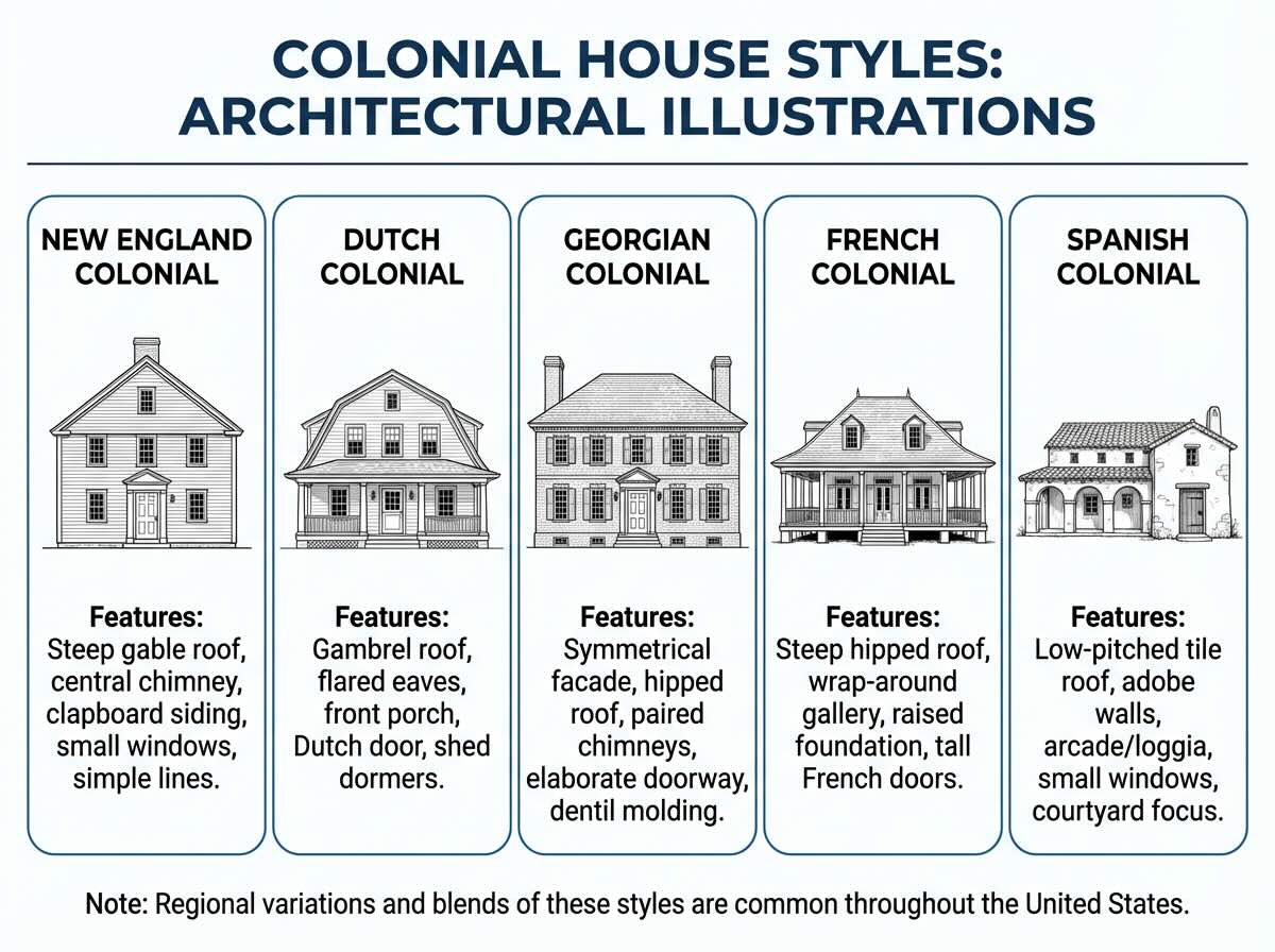 colonial style house