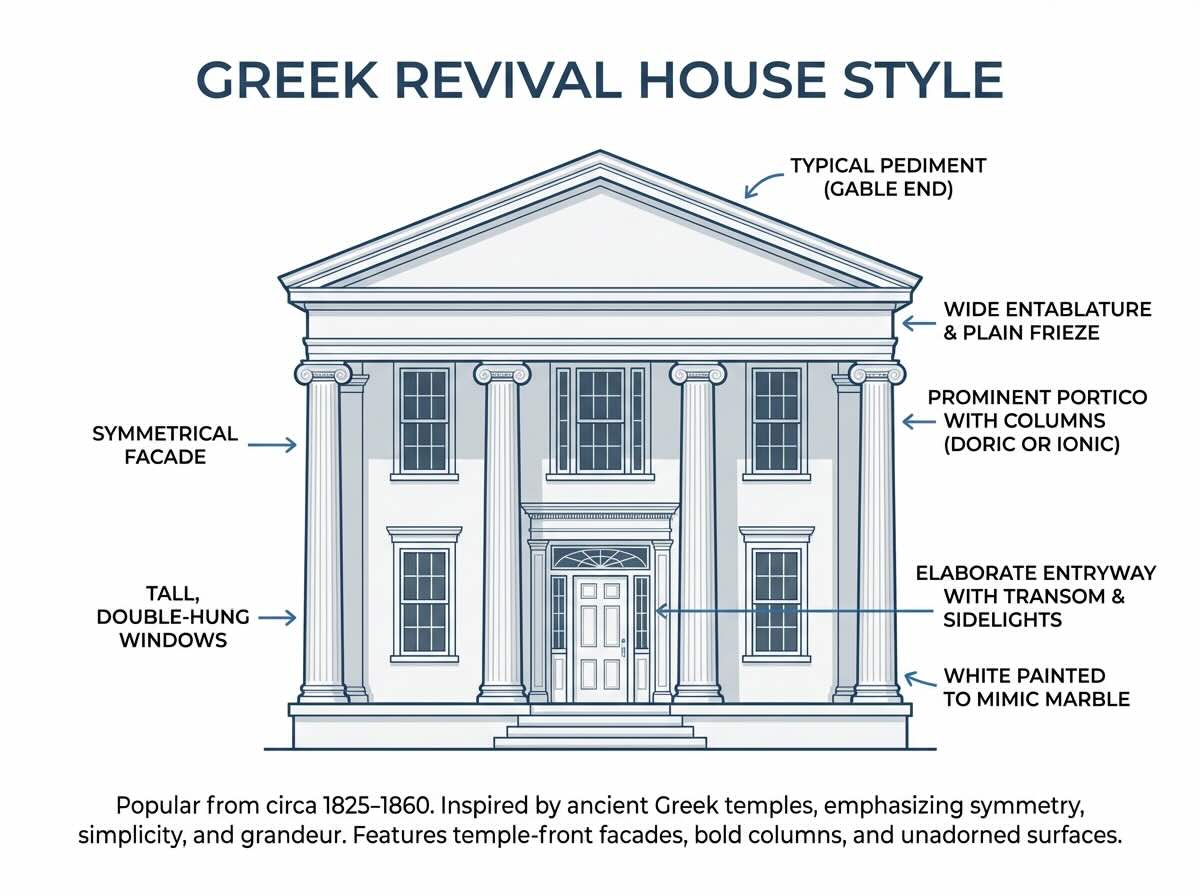 greek revival style house