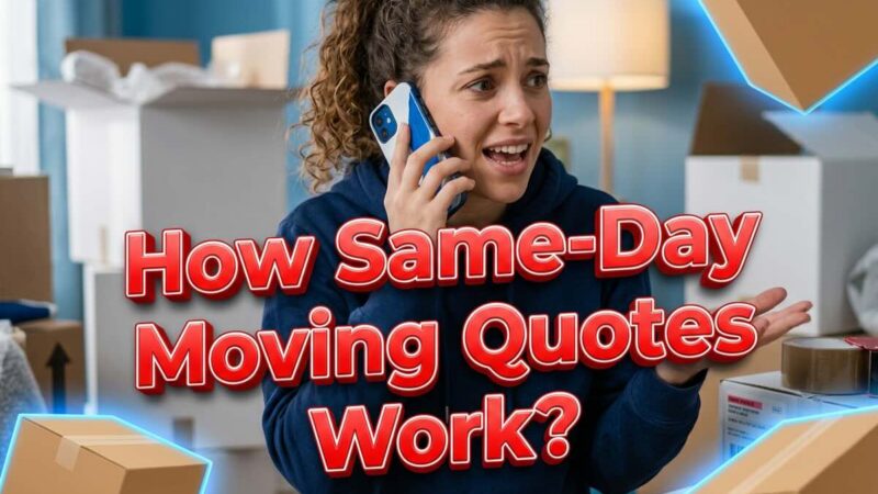 How Same-Day Moving Quotes Work?