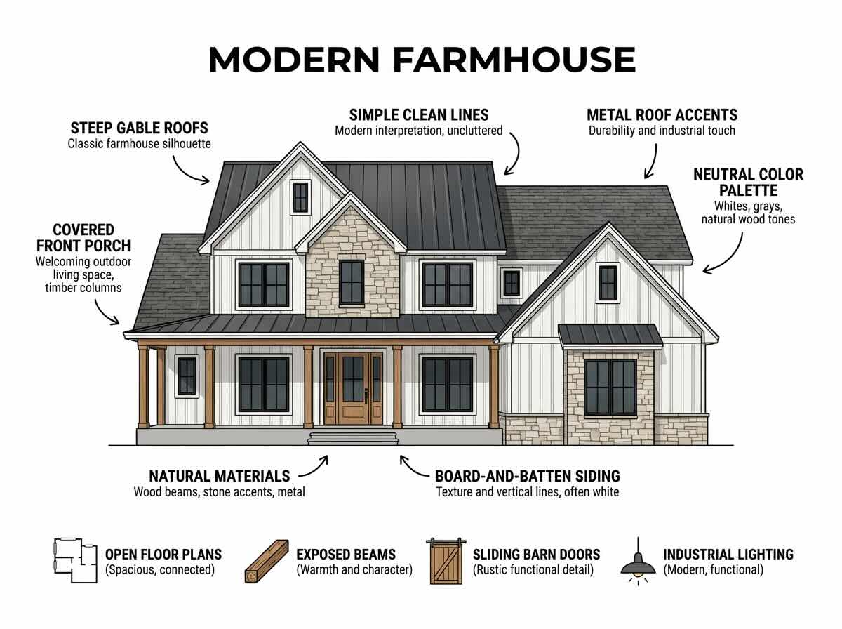 modern farmhouse style