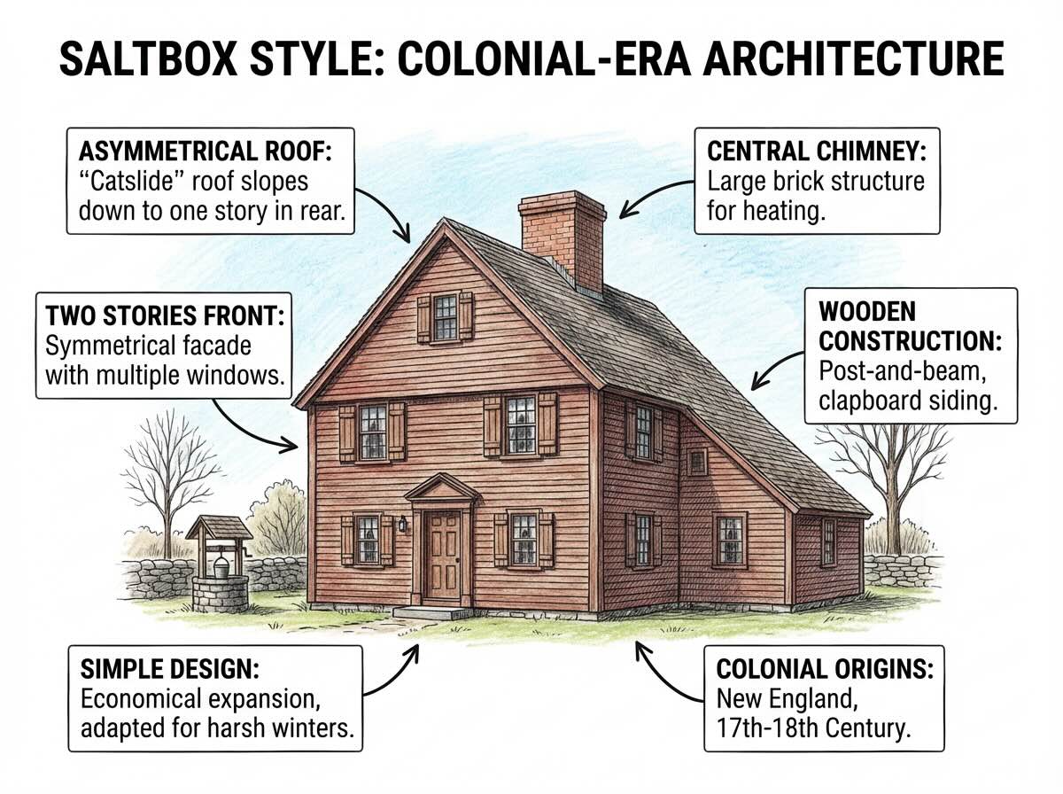 saltbox style house