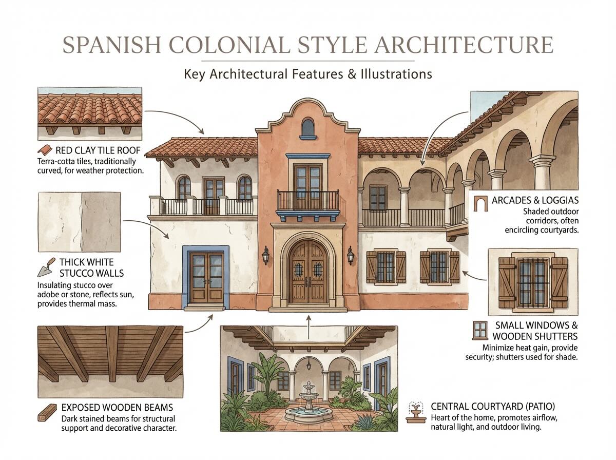spanish colonial style house