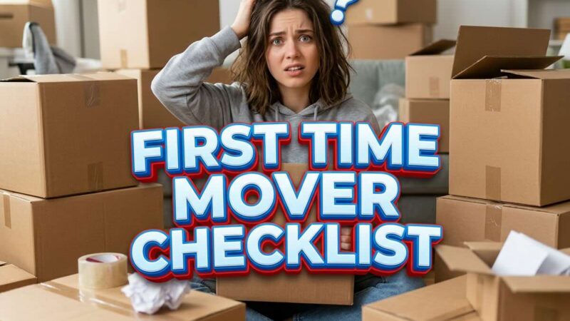 first time movers checklist