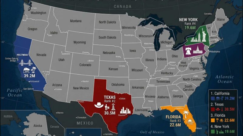 Ranking the Largest States by Population