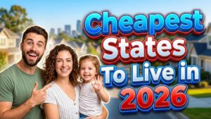 cheapest states to live in