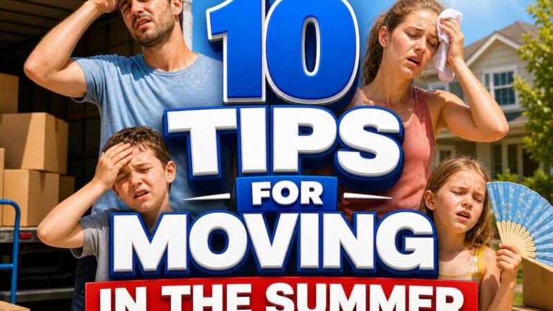 10 Tips For Moving in The Summer