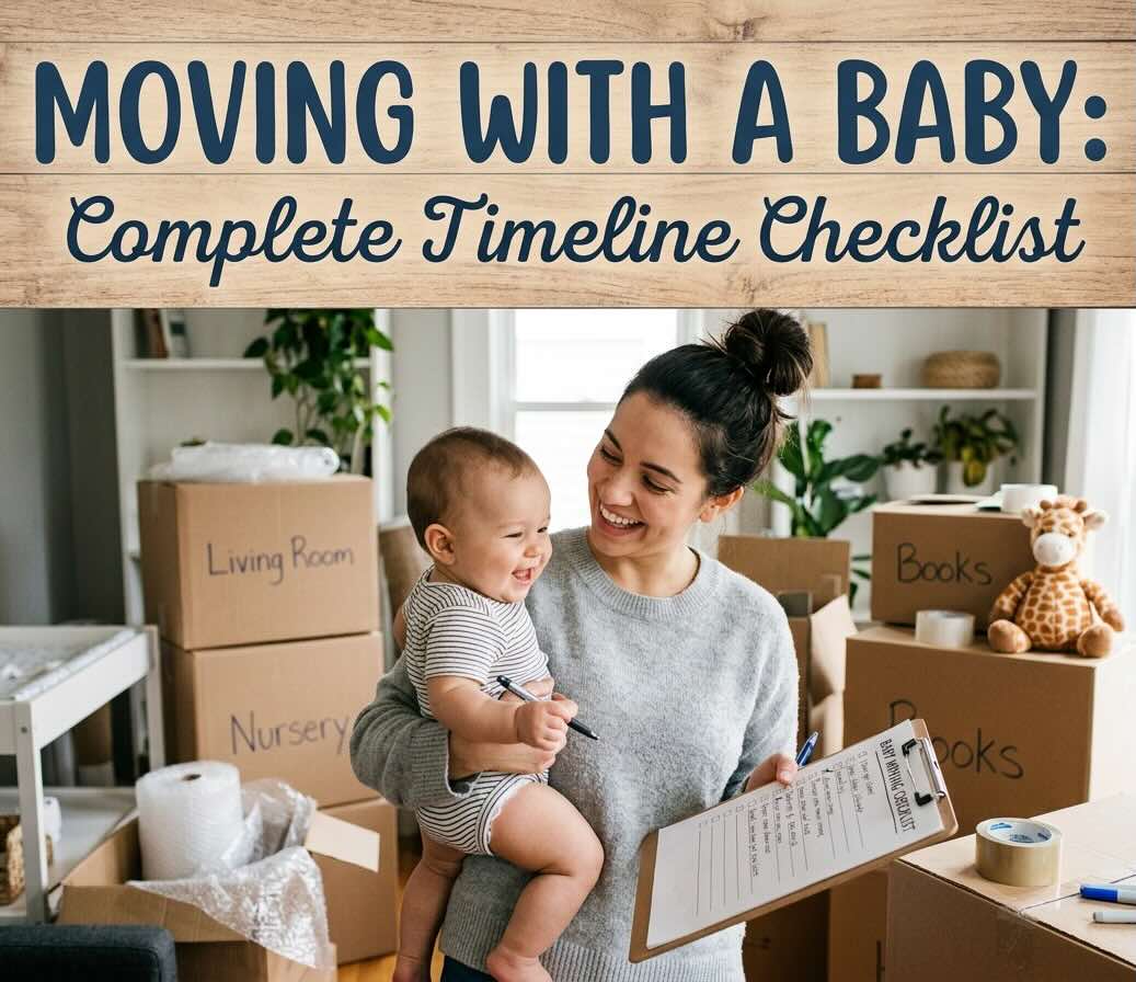 moving with a baby complete timeline checklist