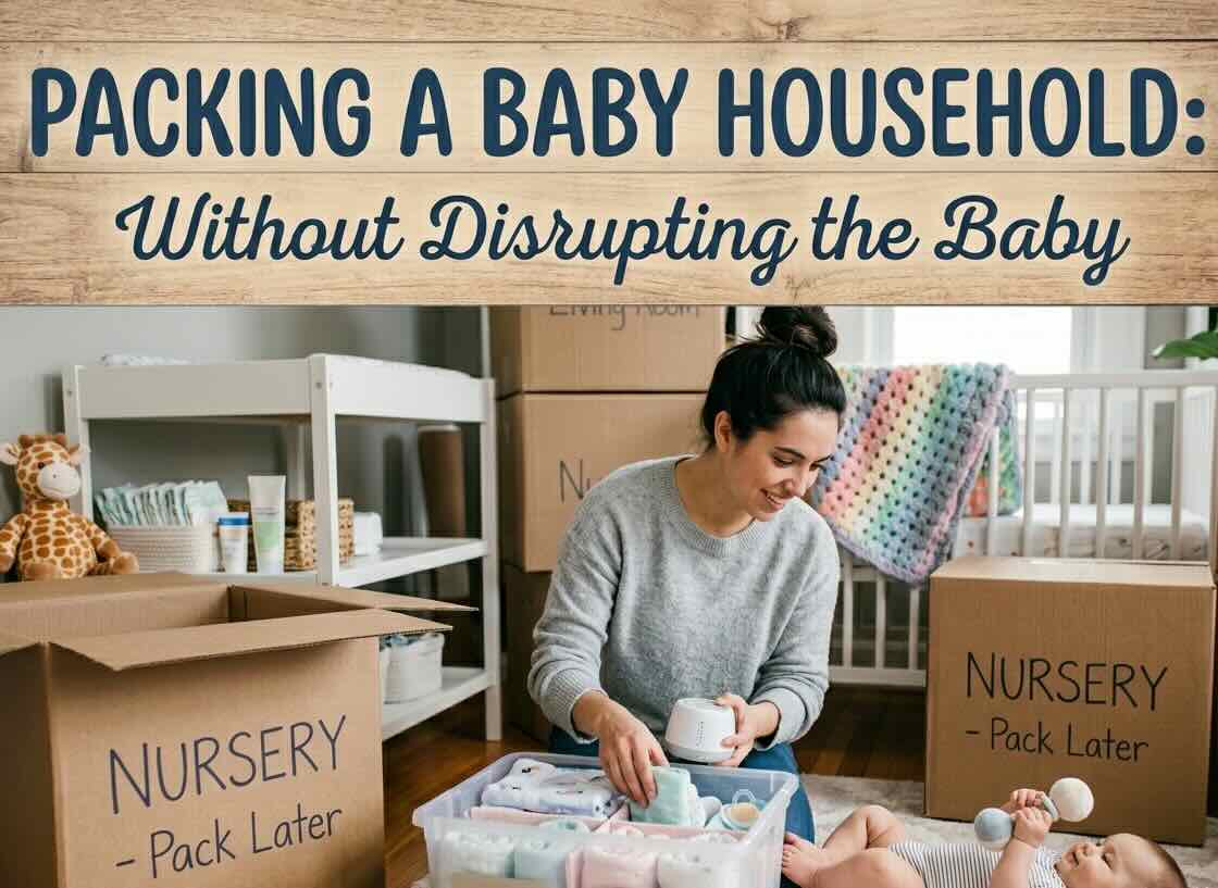 packing baby household
