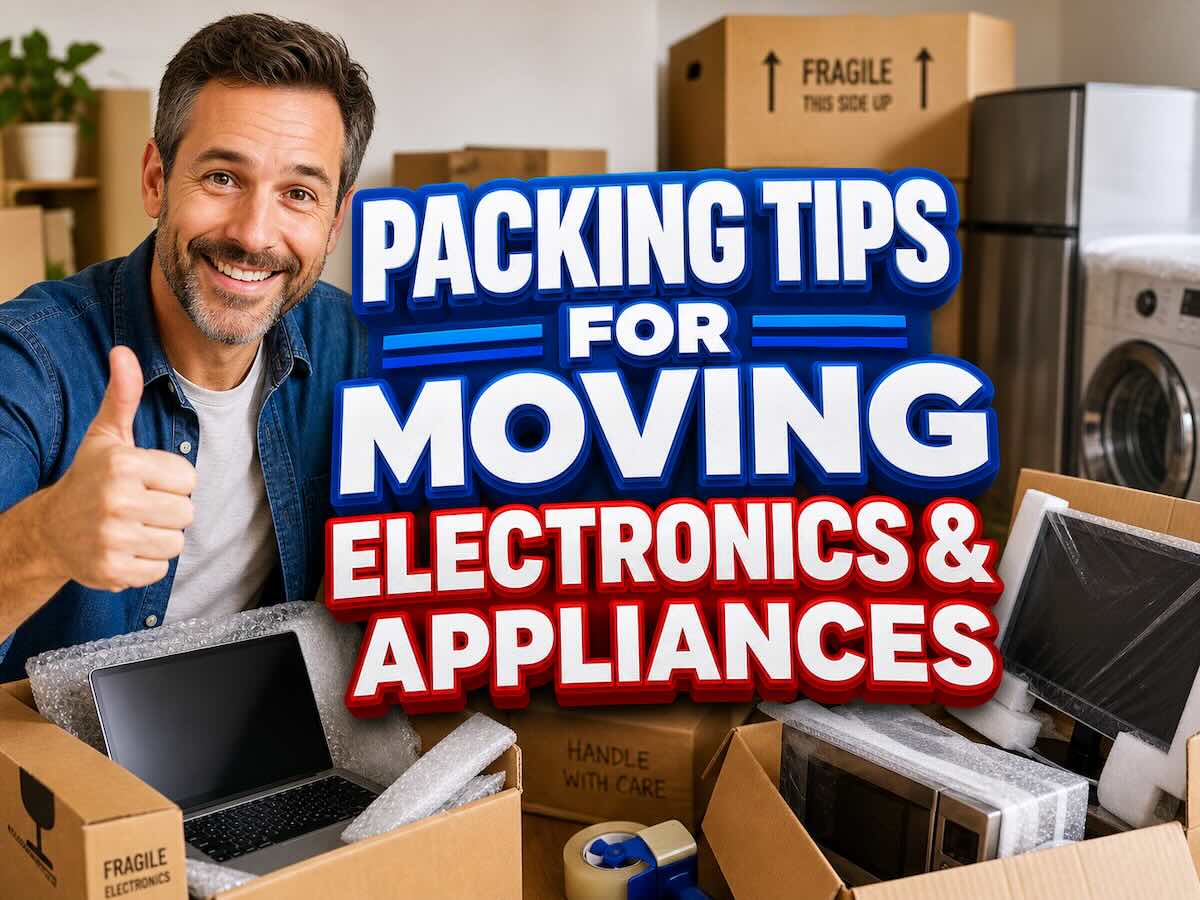 Packing Tips For Moving Electronics & Appliances