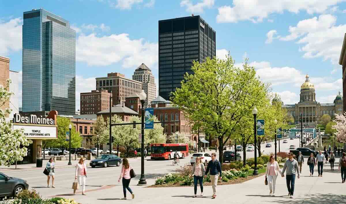 des moines iowa