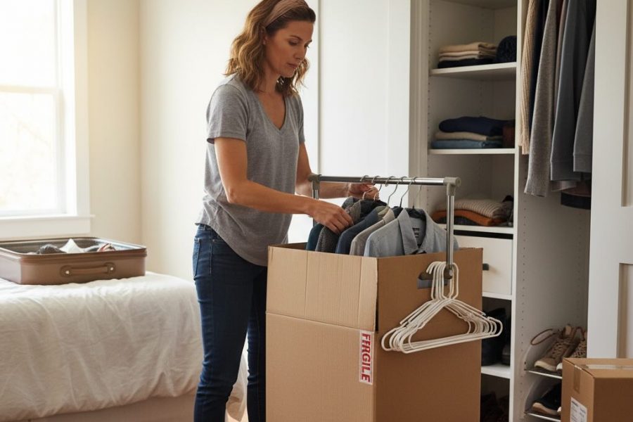 How to Pack Clothes When Moving