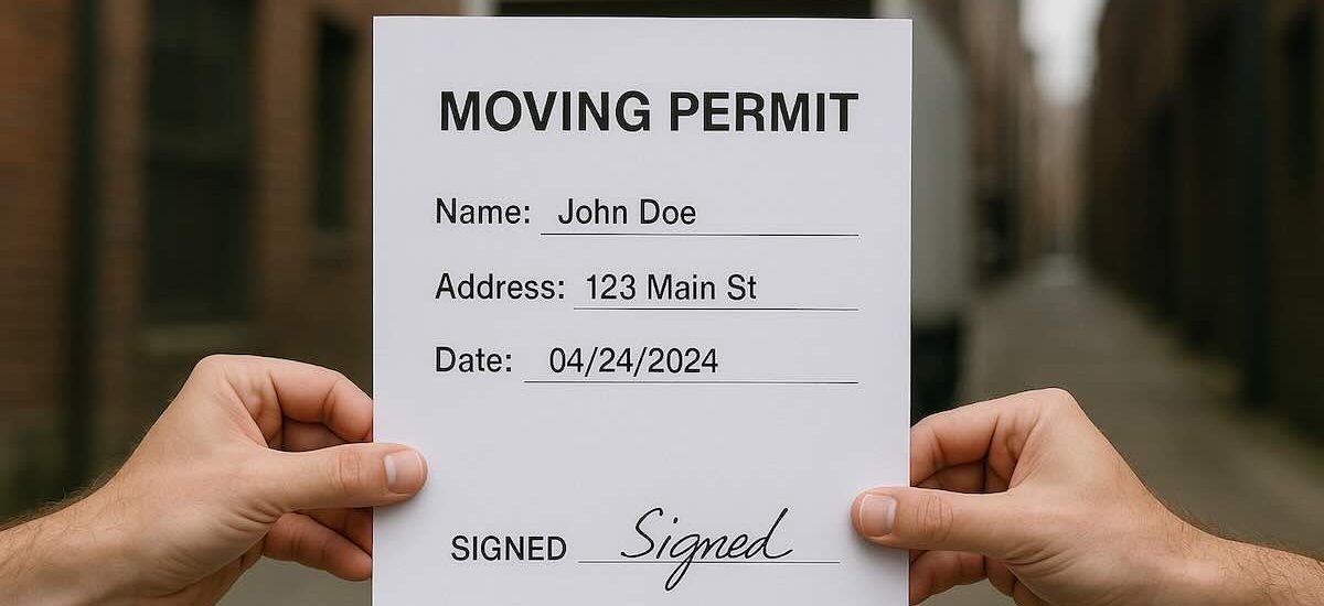 What Is a Moving Permit, and Do I Need One?