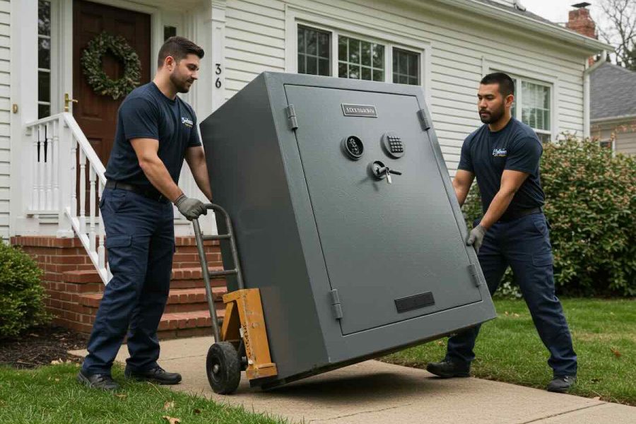 gun safe moving