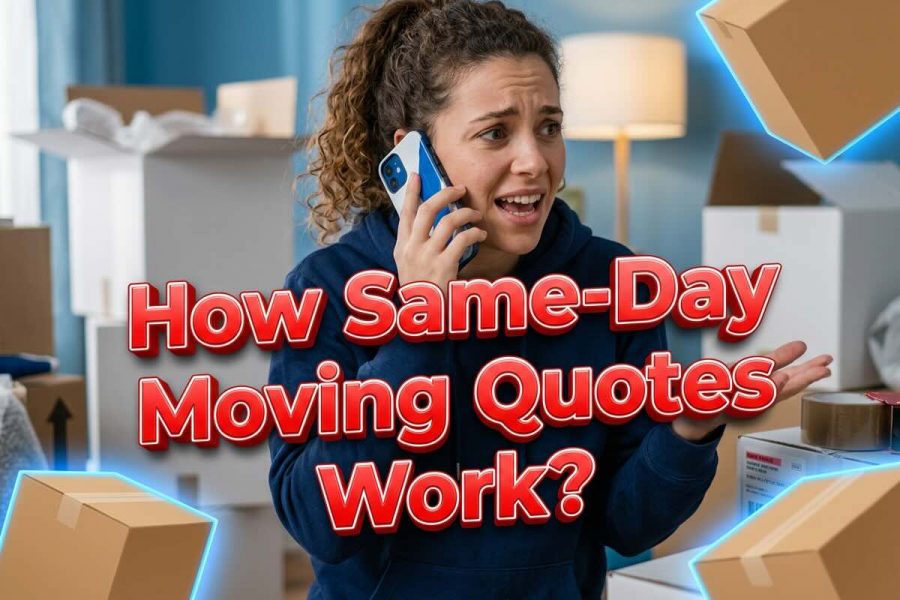 how same day moving quotes work