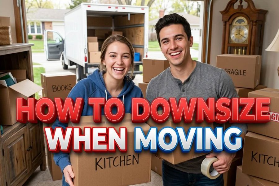 how to downsize when moving