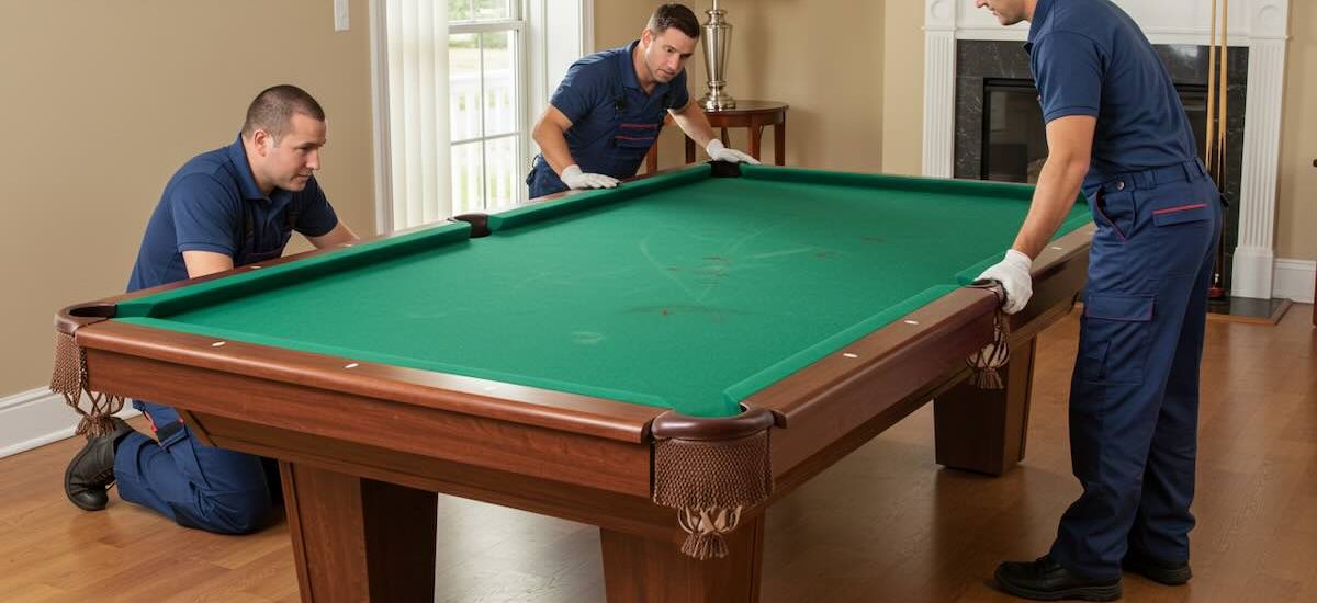 how to move a pool table