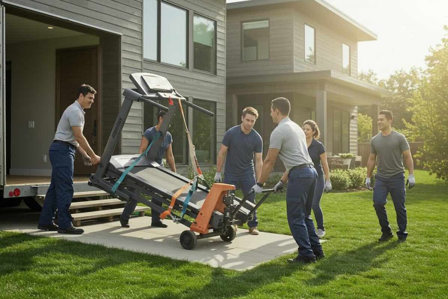 moving a gym equipment