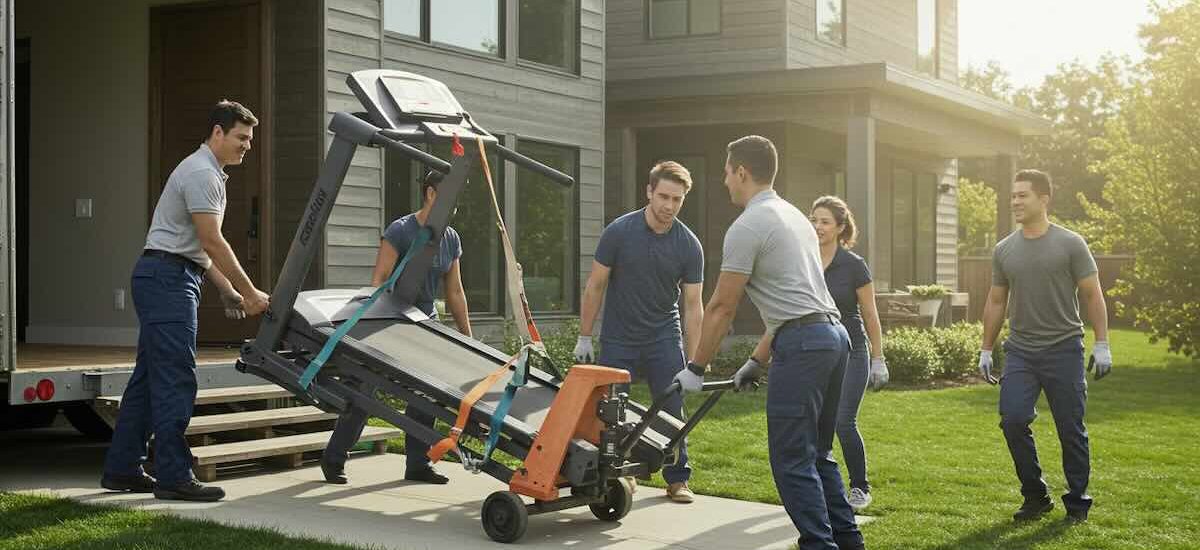 moving a gym equipment