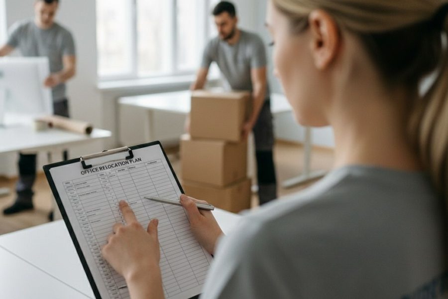 moving day checklist for office
