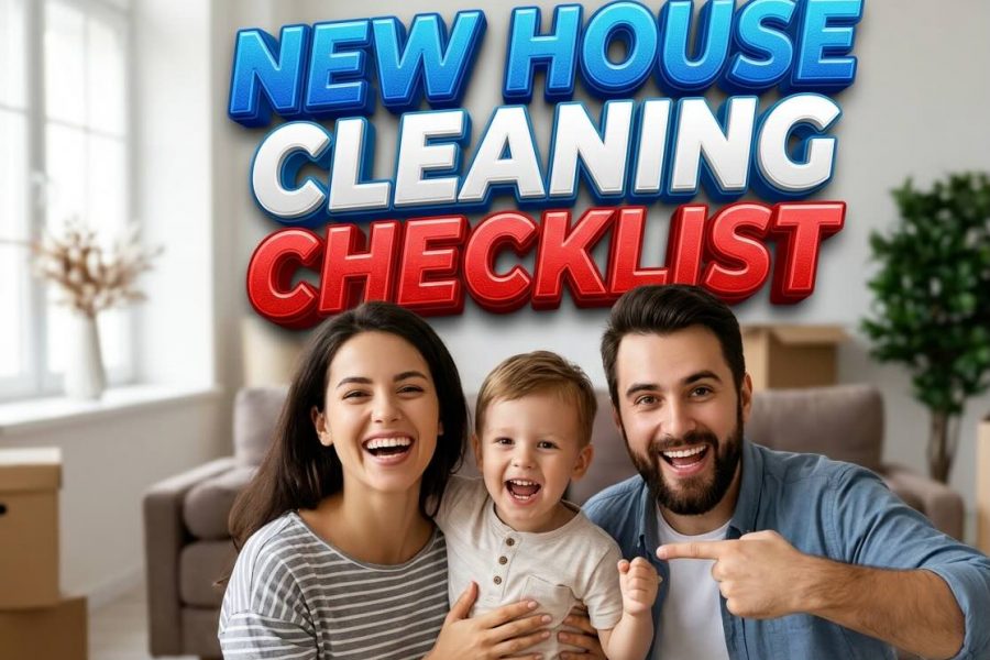 new house cleaning checklist