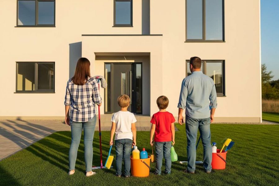 new house cleaning checklist