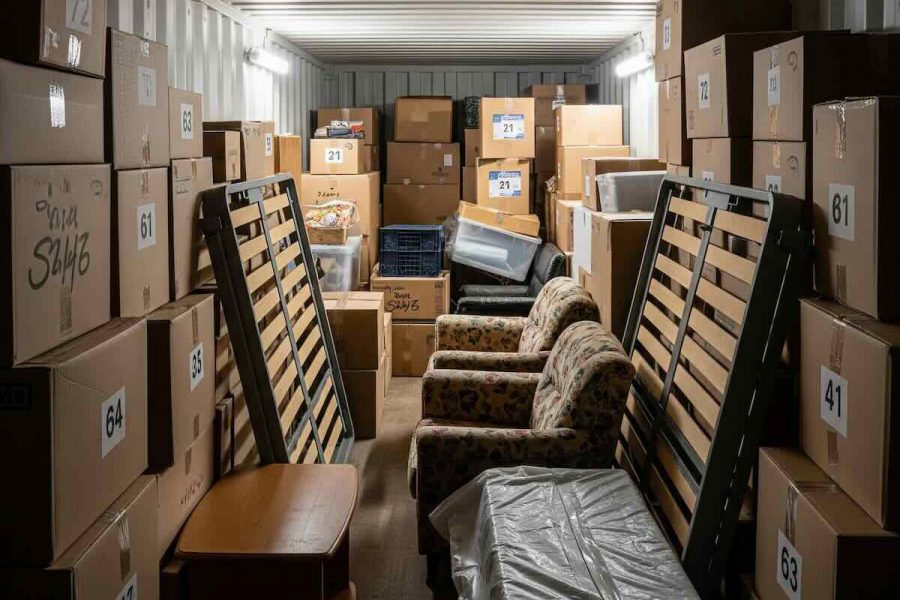 storage in container